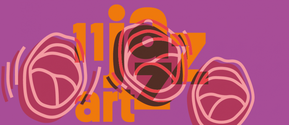 infografika: krzyczące usta, logo 11. katowice jazzart festivalu