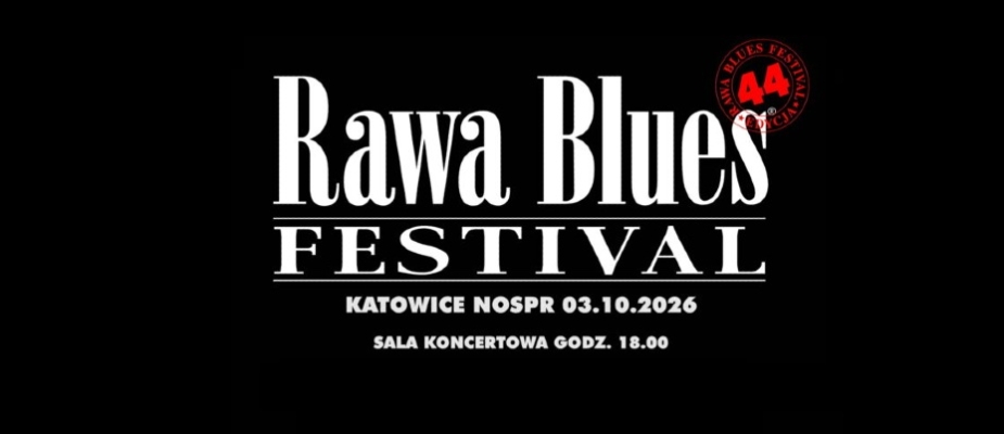 banner zapowiadający Rawa Blues Festiwal